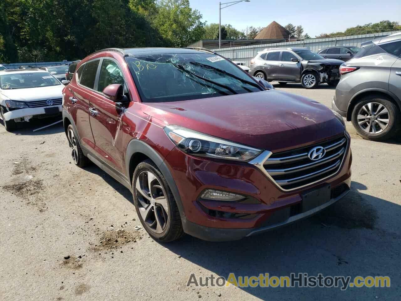 2016 HYUNDAI TUCSON LIMITED, KM8J3CA29GU076733