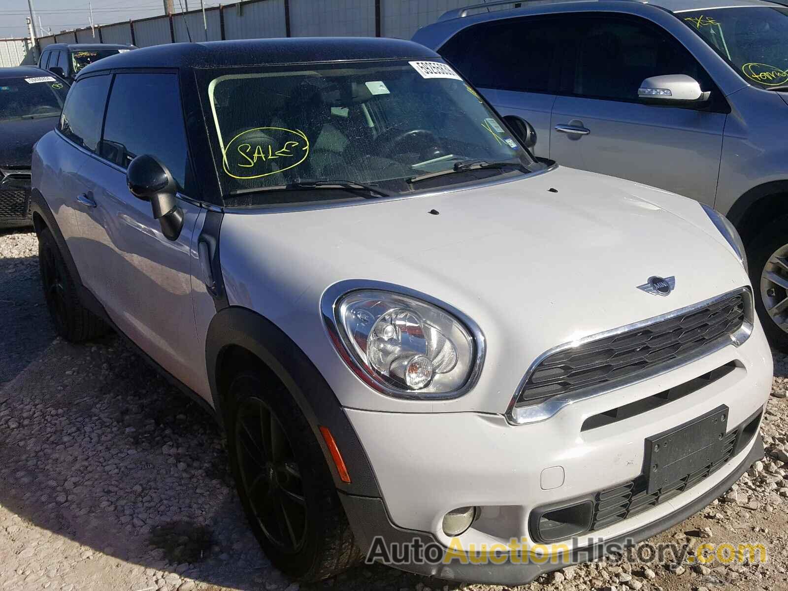 2013 MINI COOPER S P S PACEMAN, WMWSS5C5XDWN66562