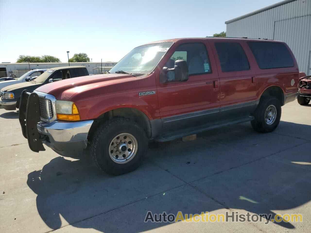 2001 FORD EXCURSION XLT, 1FMNU41SX1EB75292