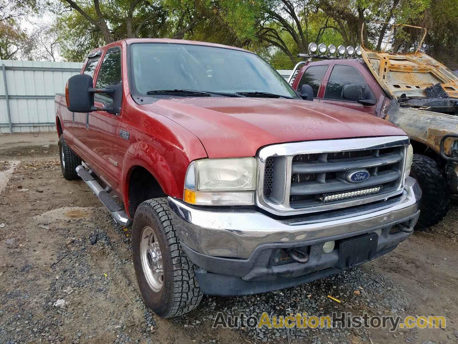 2003 FORD F350 SRW S SRW SUPER DUTY, 1FTSW31P83EC89169