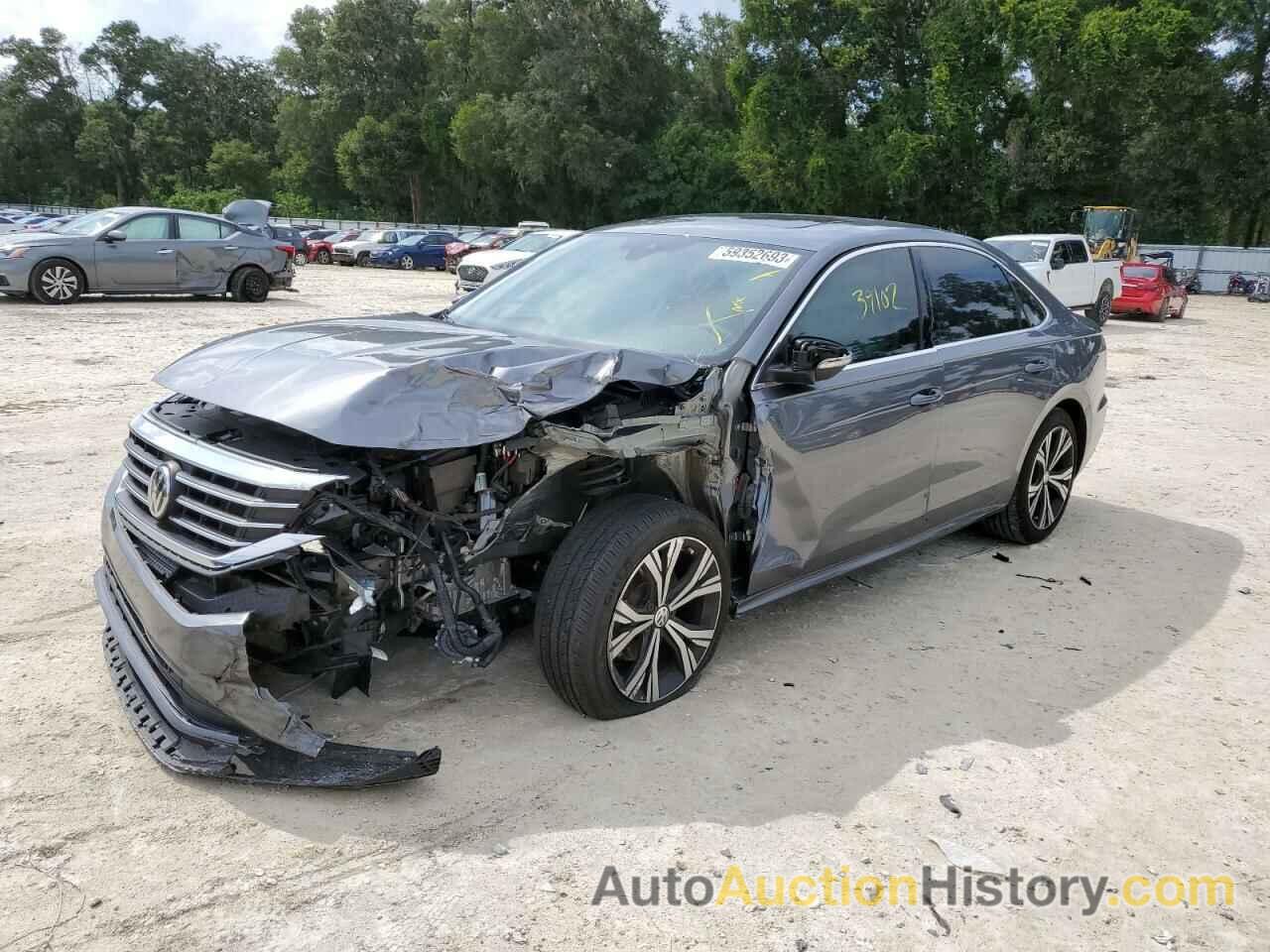 2020 VOLKSWAGEN PASSAT SEL, 1VWCA7A34LC024653