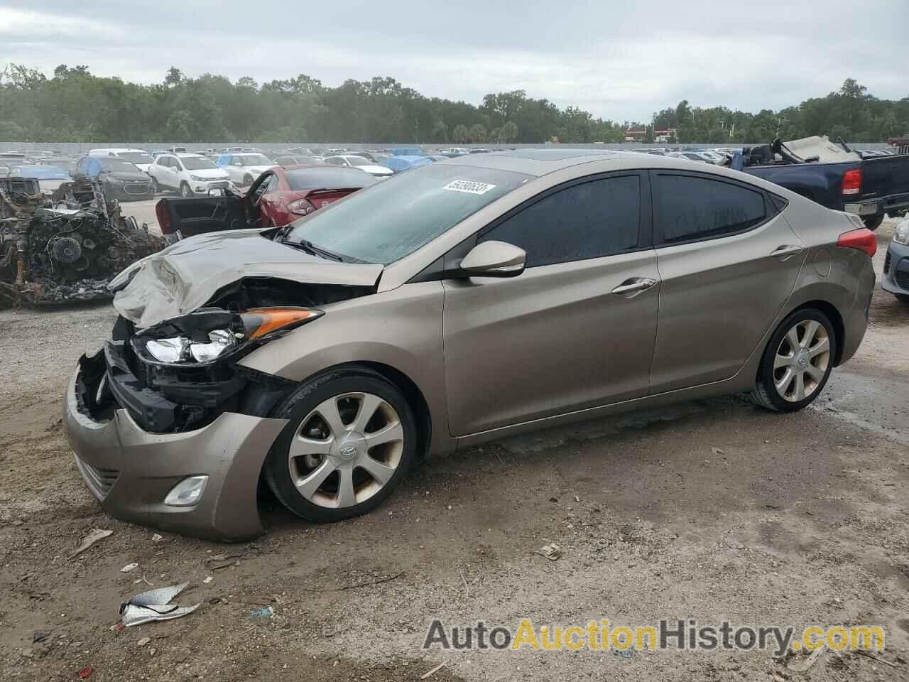 2013 HYUNDAI ELANTRA GLS, 5NPDH4AE9DH449794