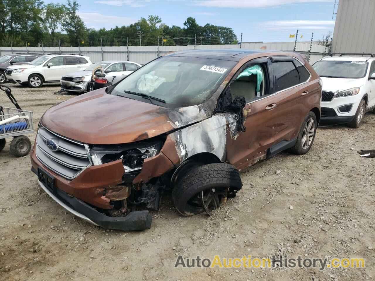 2017 FORD EDGE TITANIUM, 2FMPK4K85HBB97305