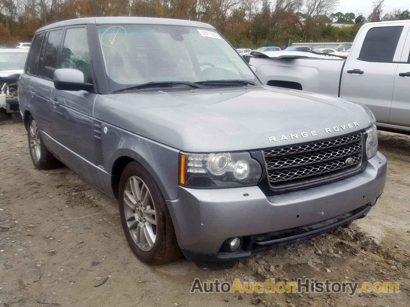 2012 LAND ROVER RANGE ROVE HSE, SALME1D46CA385982