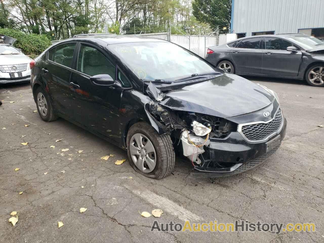 2016 KIA FORTE LX, KNAFK4A6XG5544143