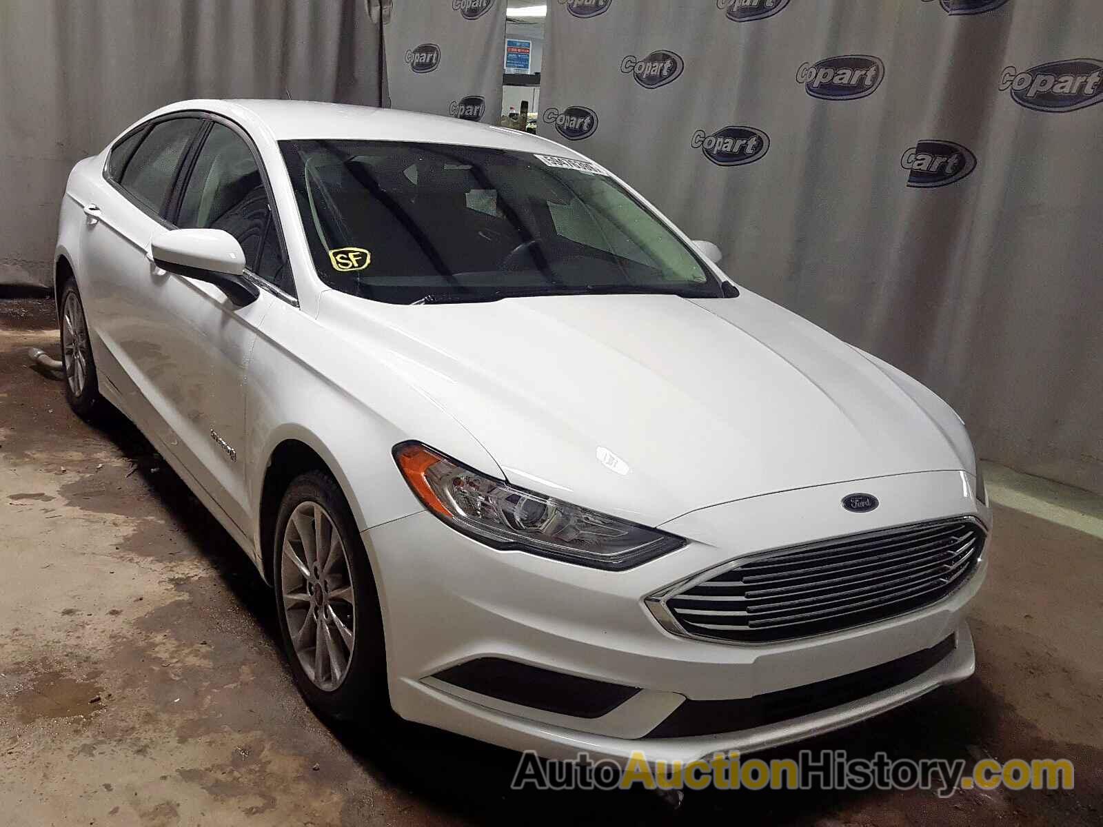 2017 FORD FUSION SE SE HYBRID, 3FA6P0LU5HR408726