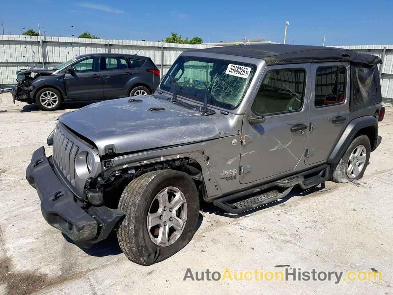 JEEP WRANGLER SPORT, 1C4HJXDG0JW154111