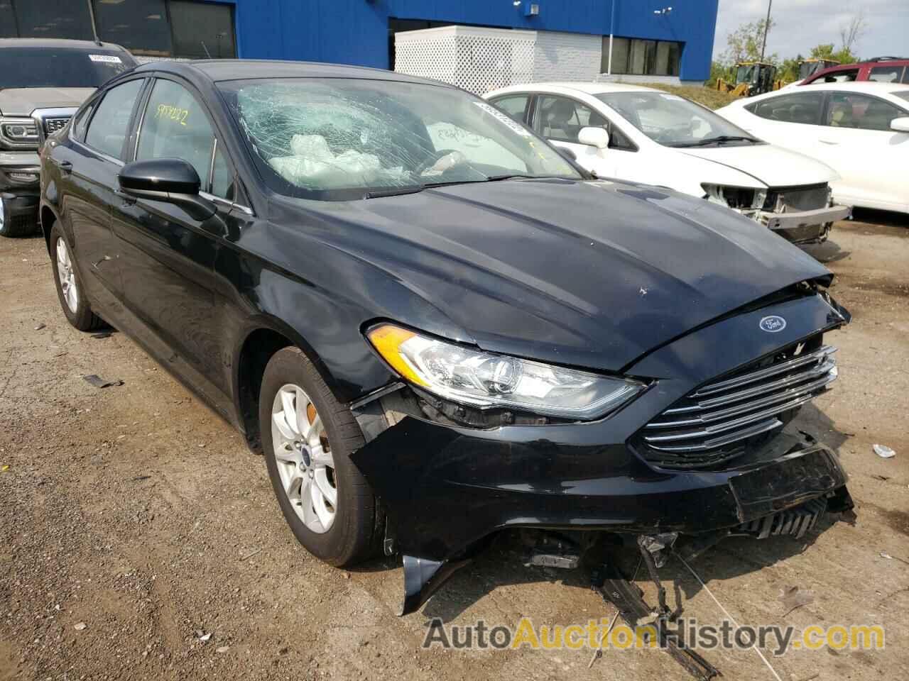 2017 FORD FUSION S, 3FA6P0G75HR227792