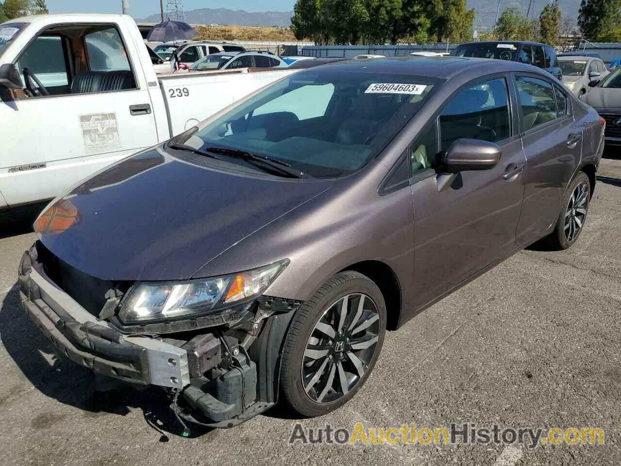 2014 HONDA CIVIC EXL, 19XFB2F91EE245507