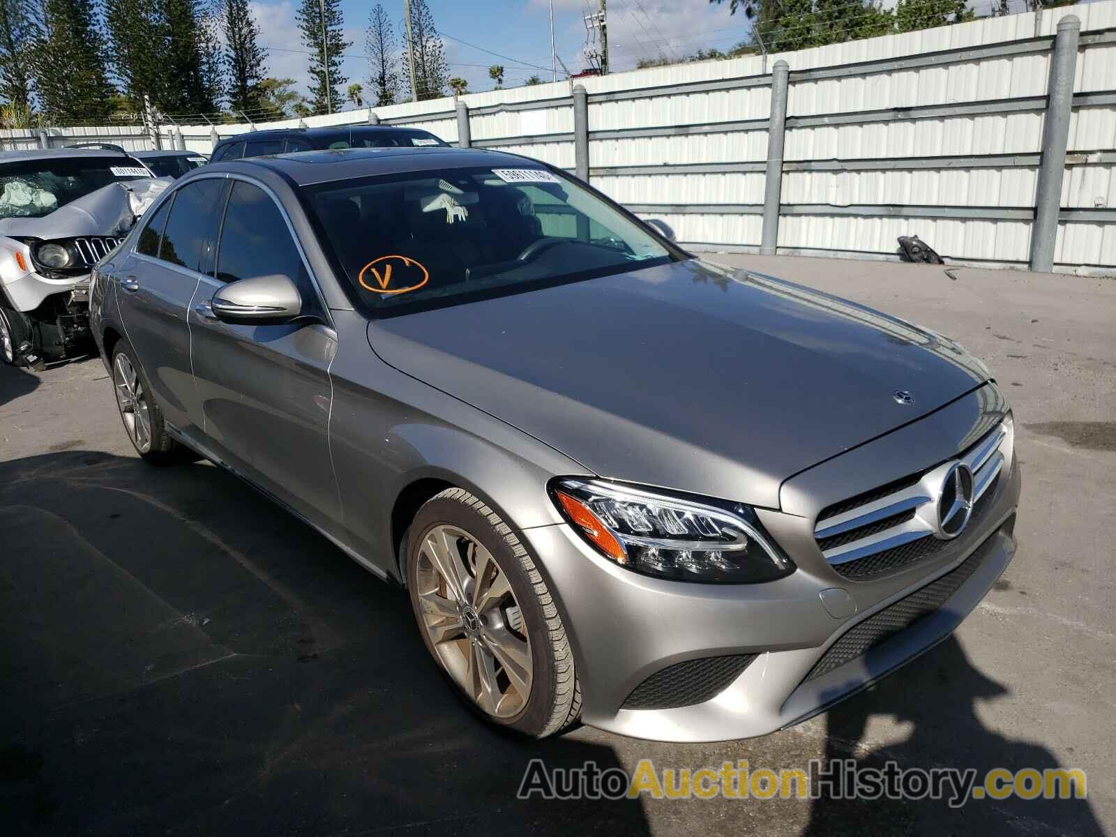 2019 MERCEDES-BENZ C CLASS 300, 55SWF8DB2KU315839