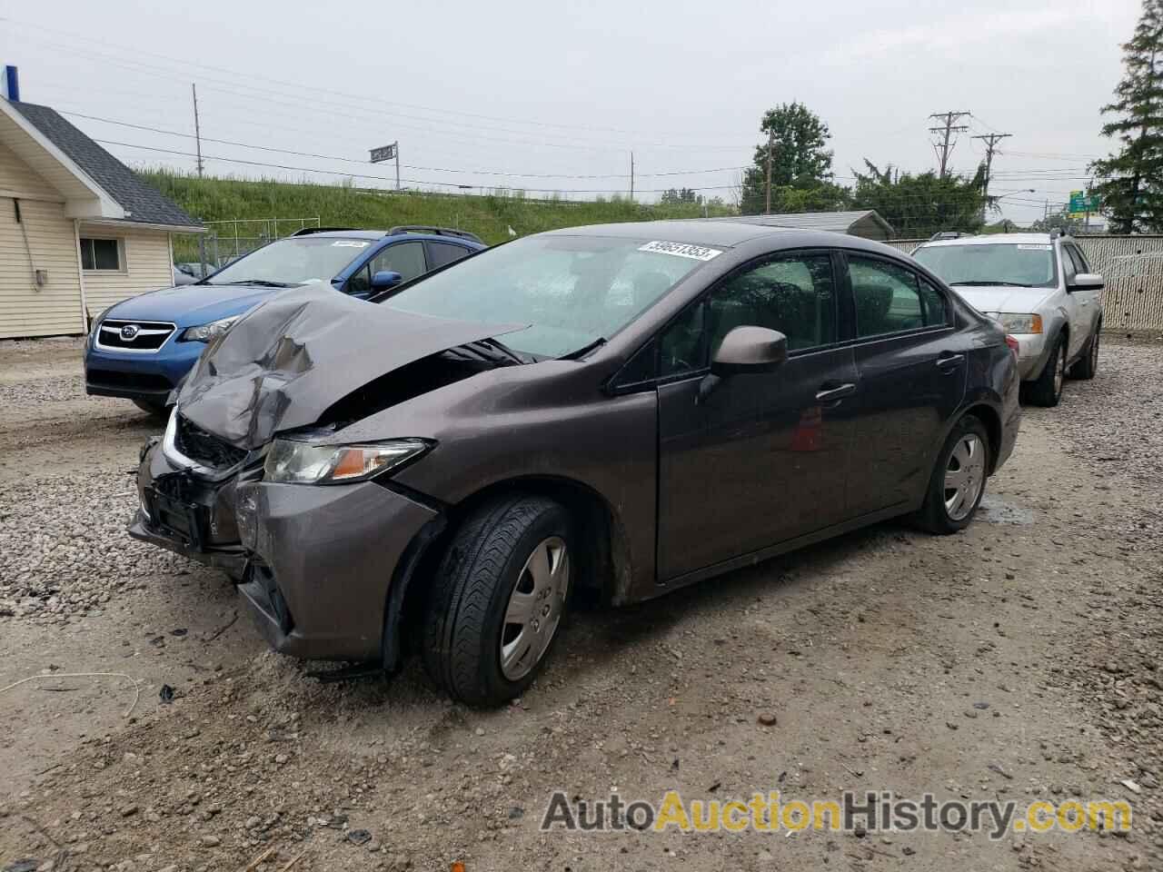 2013 HONDA CIVIC LX, 19XFB2F58DE036180