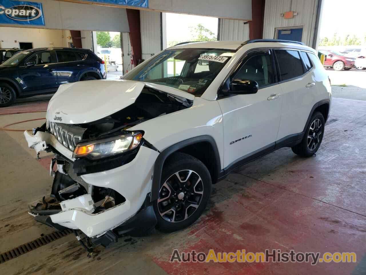 2022 JEEP COMPASS LATITUDE, 3C4NJDBB7NT122647