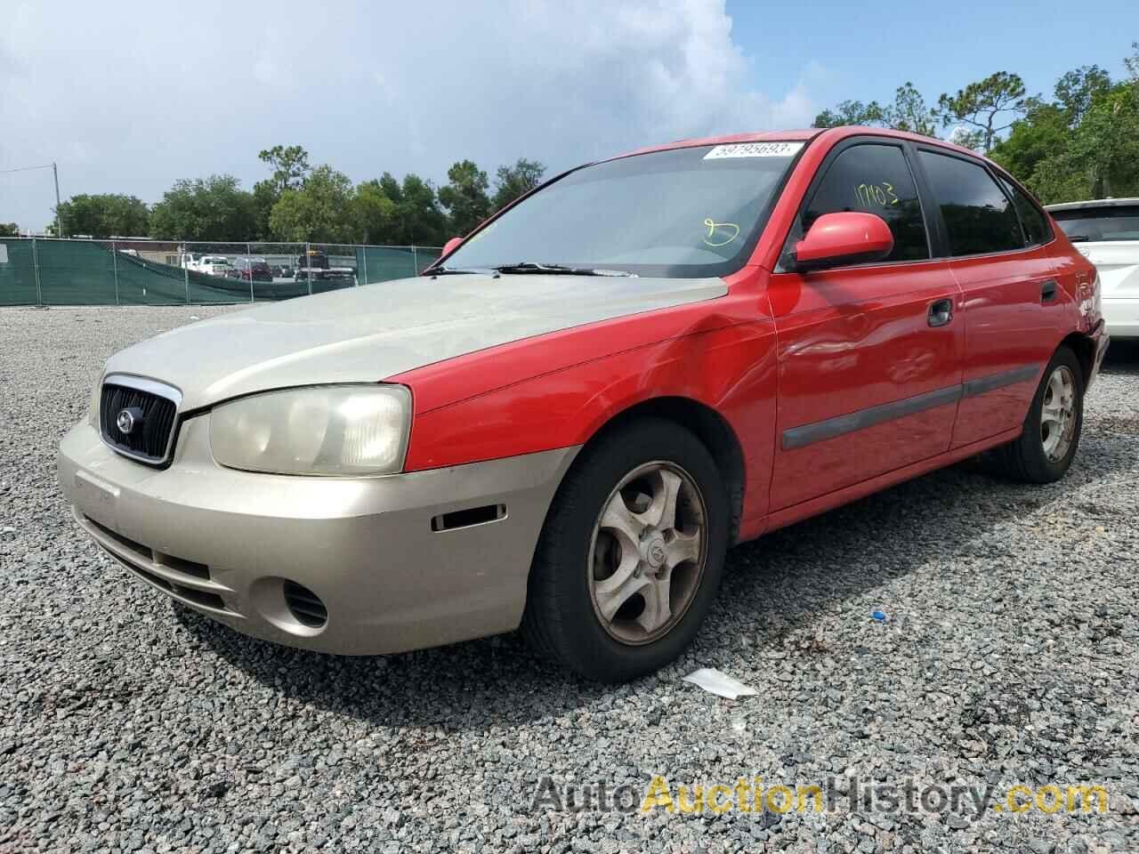 2002 HYUNDAI ELANTRA GLS, KMHDN55D72U056441