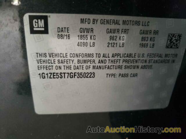 CHEVROLET MALIBU LT, 1G1ZE5ST7GF350223