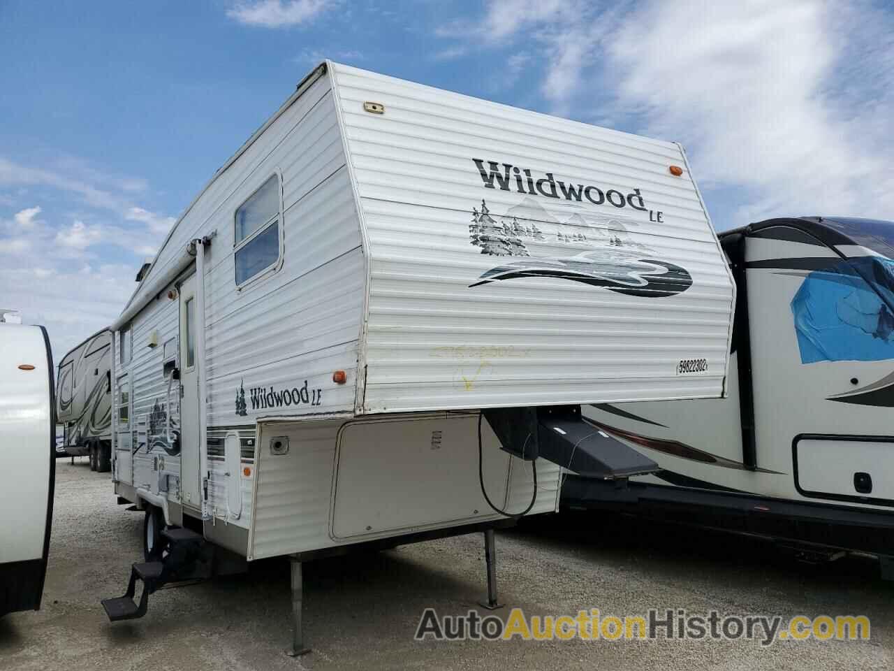 2004 WILDWOOD 5TH WHEEL, 4X4FWDZ204Y233477