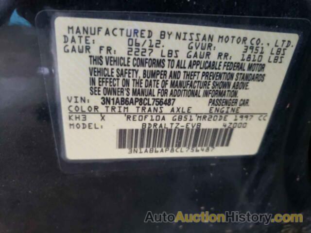 NISSAN SENTRA 2.0, 3N1AB6AP8CL756487