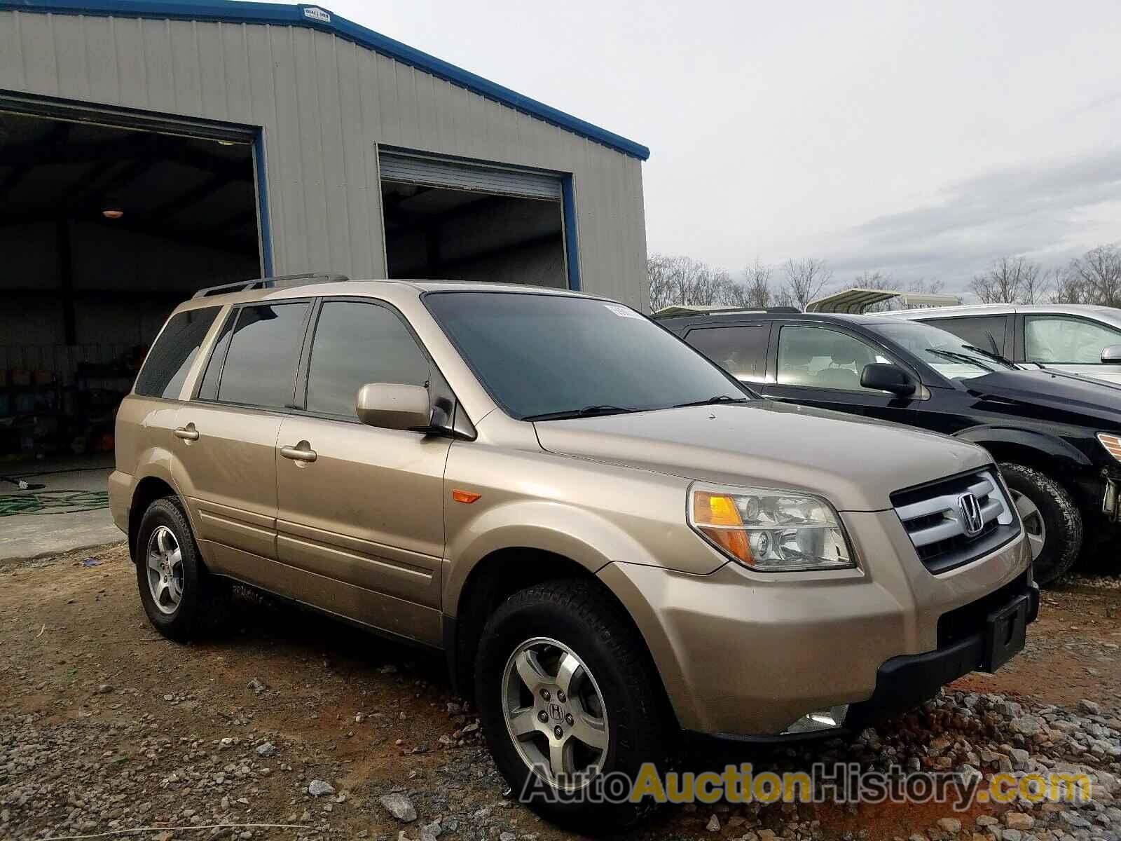 2007 HONDA PILOT EXL EXL, 5FNYF28527B010294