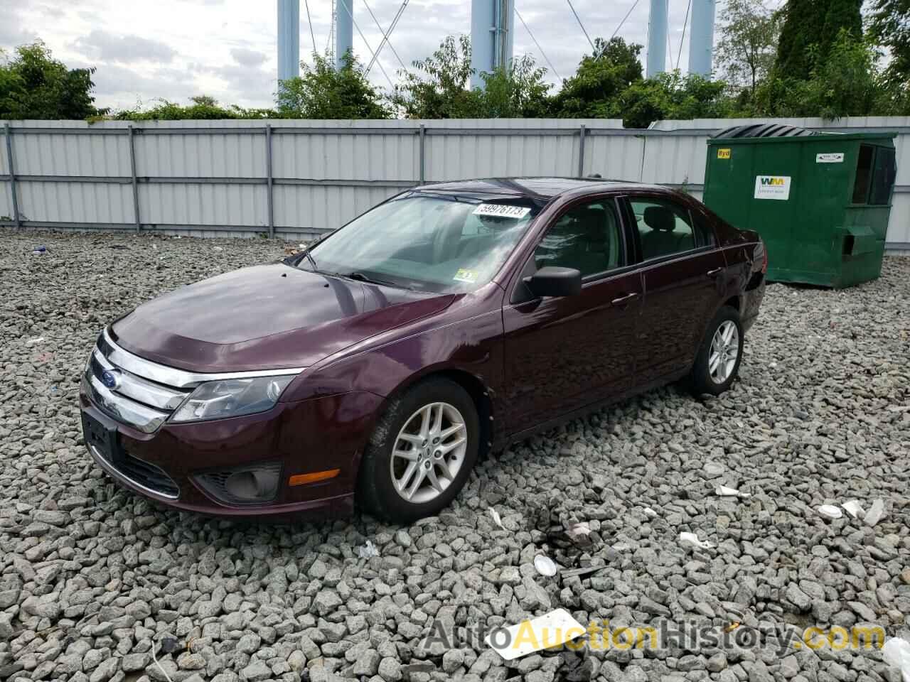 2011 FORD FUSION S, 3FAHP0GA9BR278174