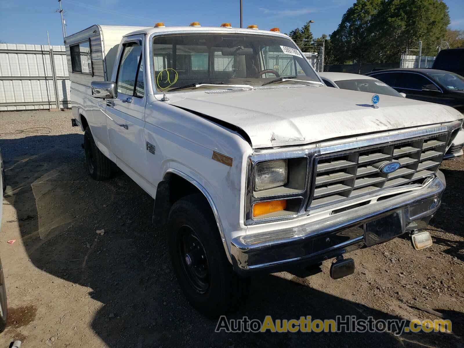 1986 FORD F250, 1FTHF26L4CPA11325