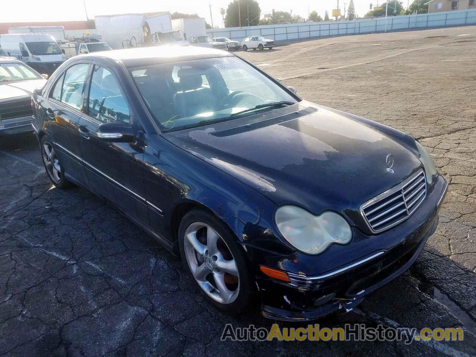 2005 MERCEDES-BENZ C 230K SPO 230K SPORT SEDAN, WDBRF40JX5F557040