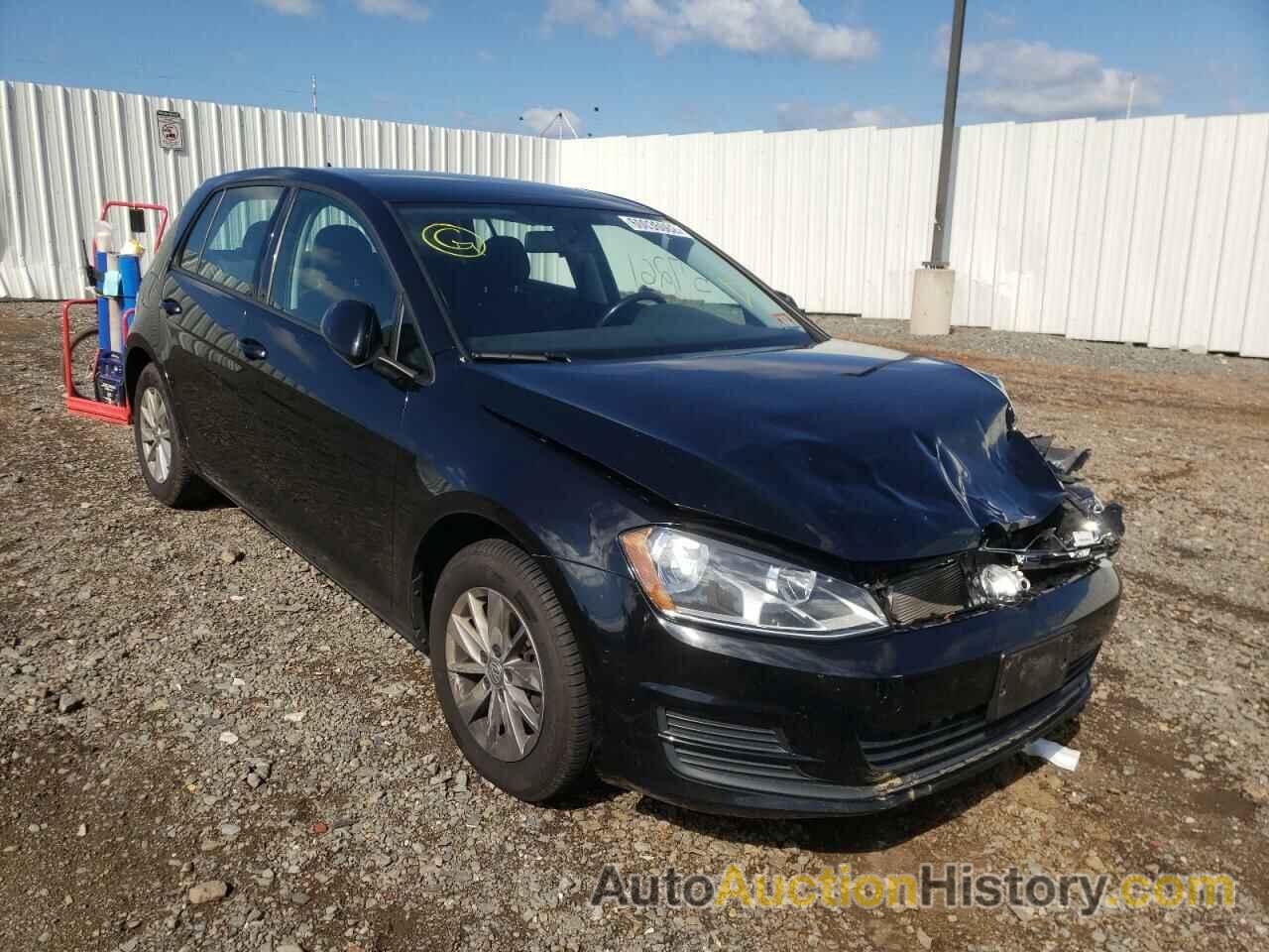 2017 VOLKSWAGEN GOLF S, 3VW117AU1HM043277