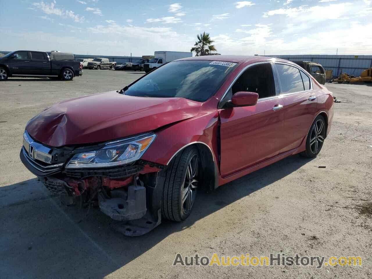 2017 HONDA ACCORD SPORT, 1HGCR2F51HA261730