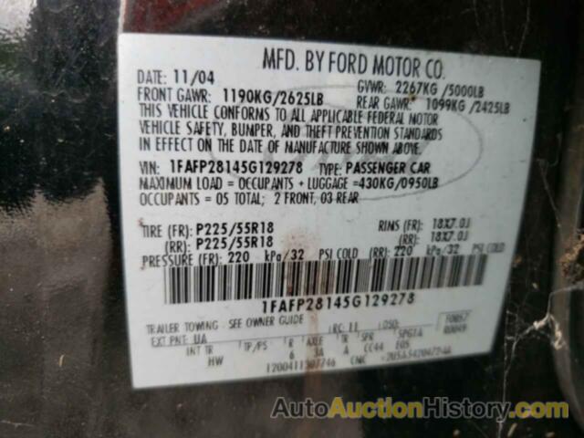 FORD 500 LIMITED, 1FAFP28145G129278