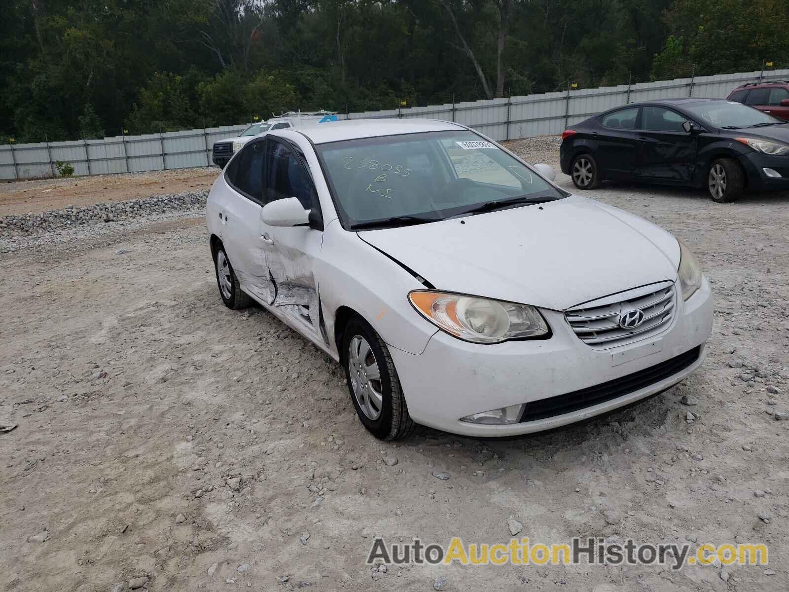 2010 HYUNDAI ELANTRA BLUE, KMHDU4ADXAU838055