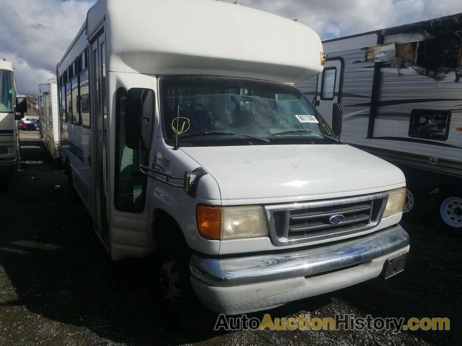 2007 STRC VAN E450 SUPER DUTY CUTAWAY VAN, 1FDXE45S87DA20836