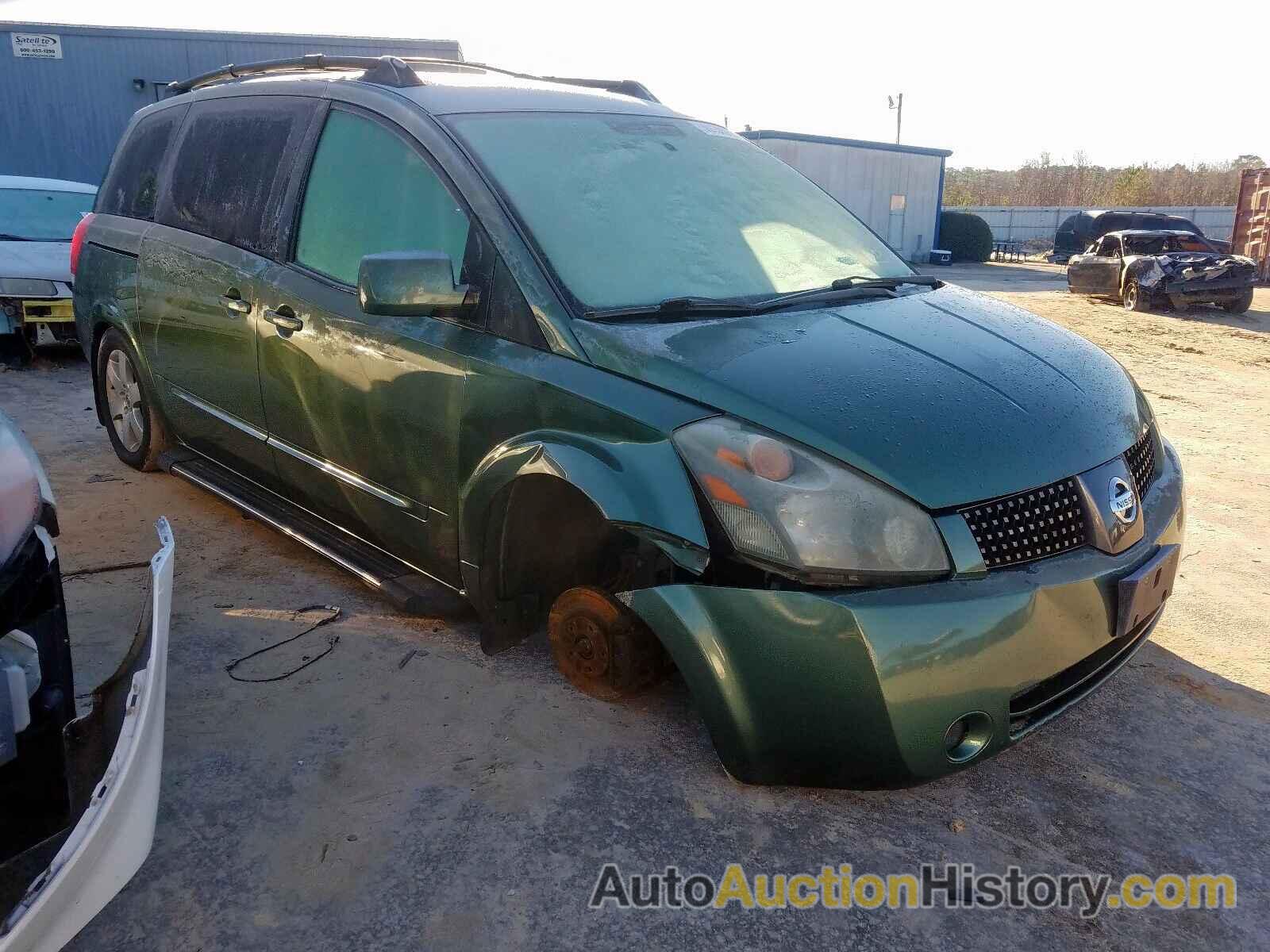 2004 NISSAN QUEST S S, 5N1BV28U64N320506