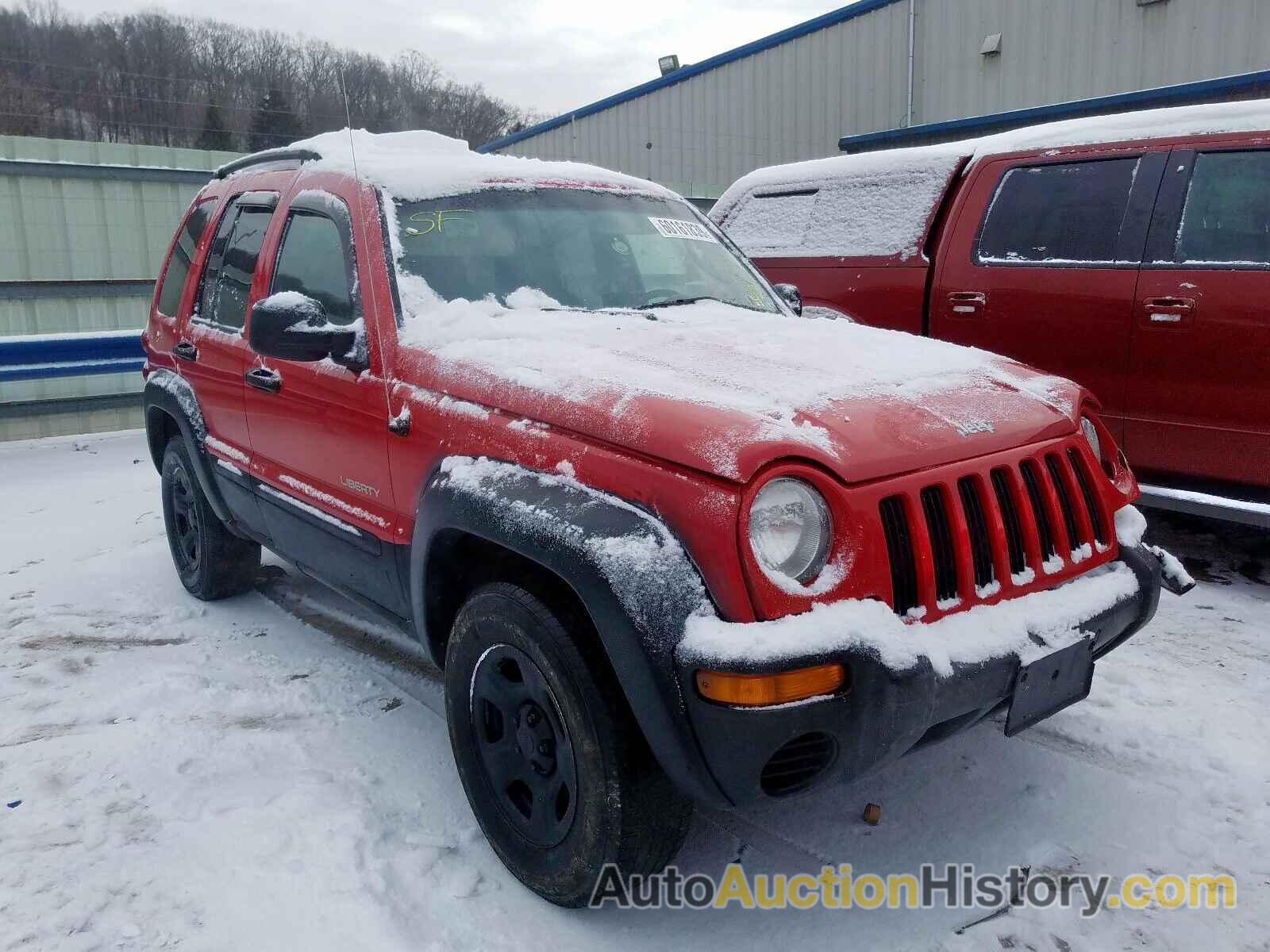 2004 JEEP LIBERTY SP SPORT, 1J4GL48KX4W330843