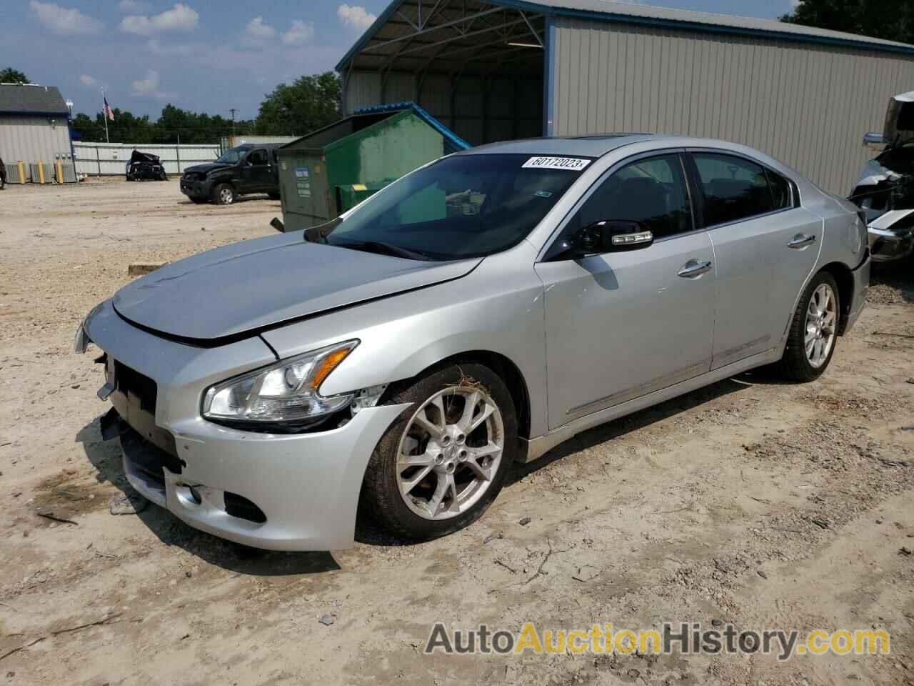 2013 NISSAN MAXIMA S, 1N4AA5AP0DC822494