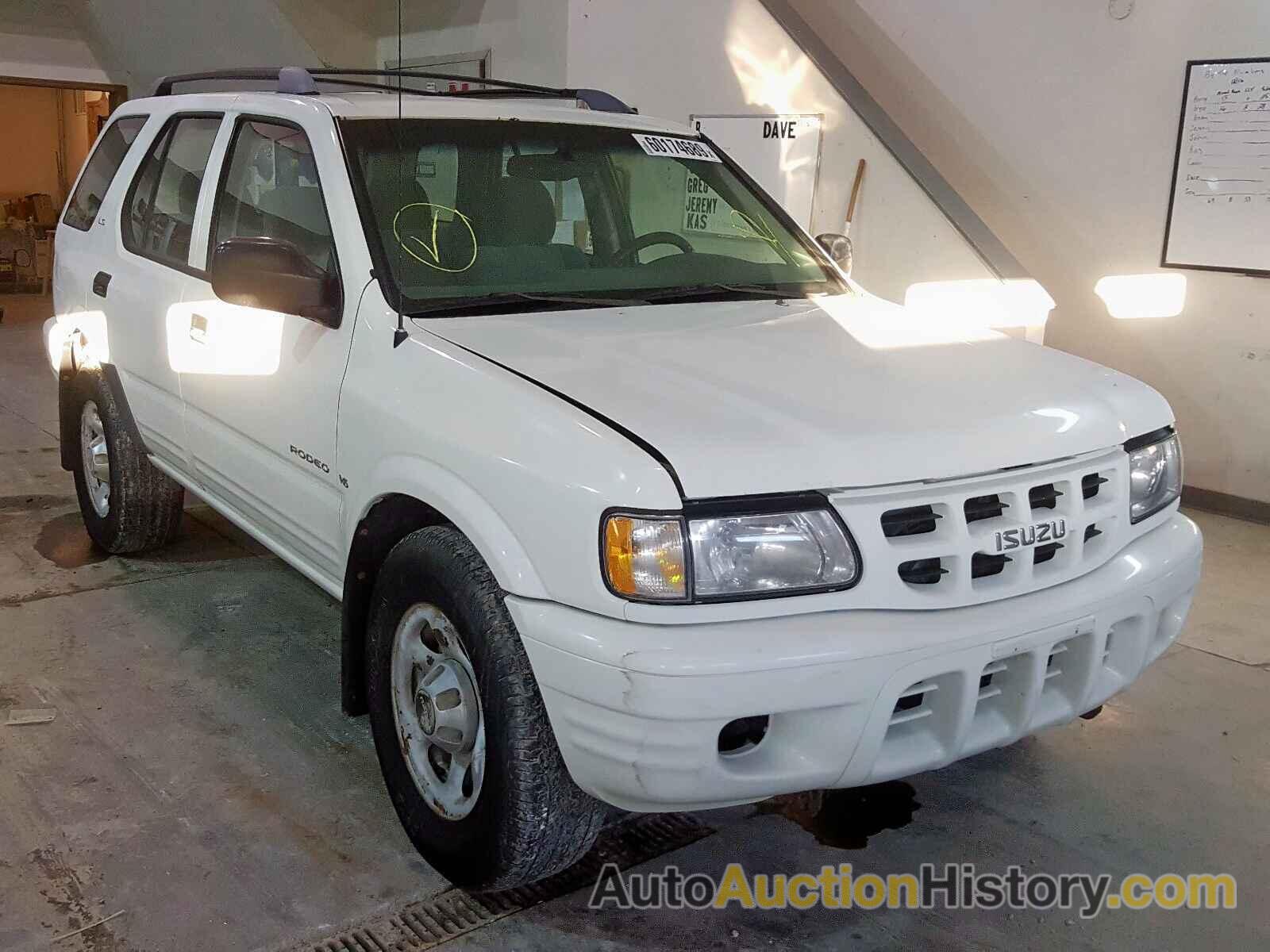 2000 ISUZU RODEO S S, 4S2DM58W8Y4329985