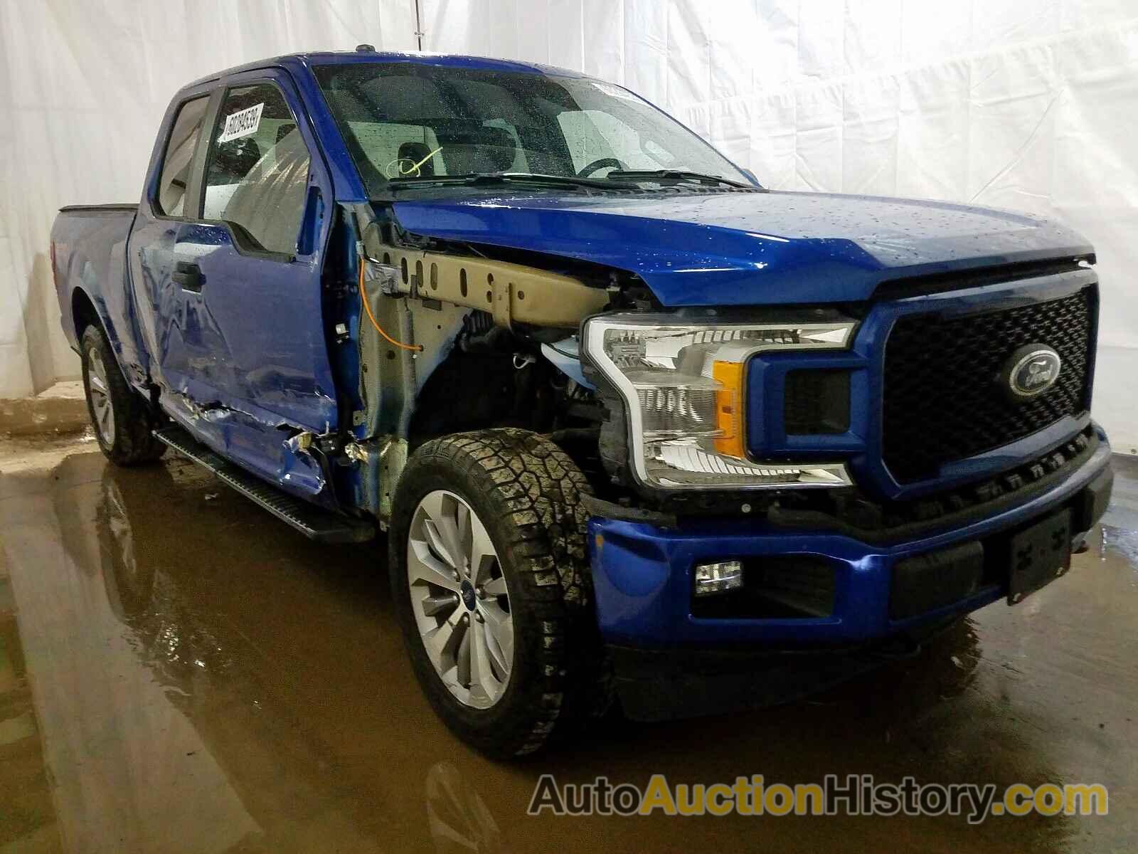 2018 FORD F150 SUPER SUPER CAB, 1FTEX1EP6JKE74389