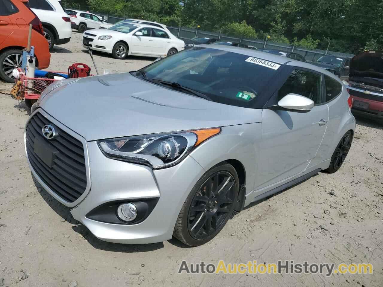 2013 HYUNDAI VELOSTER TURBO, KMHTC6AE2DU150610