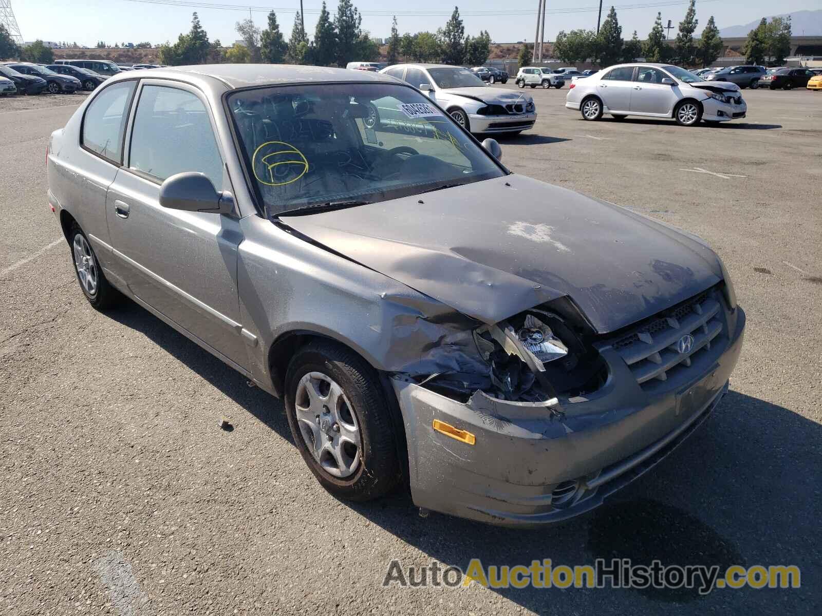 2005 HYUNDAI ACCENT GS, KMHCG35C65U344120