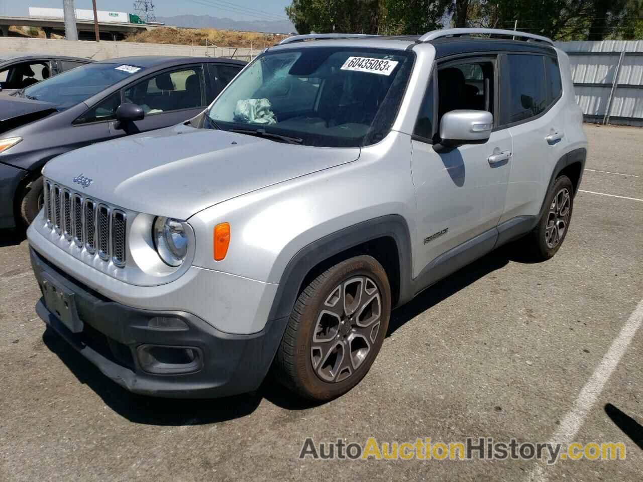 2017 JEEP RENEGADE LIMITED, ZACCJADB3HPF09369