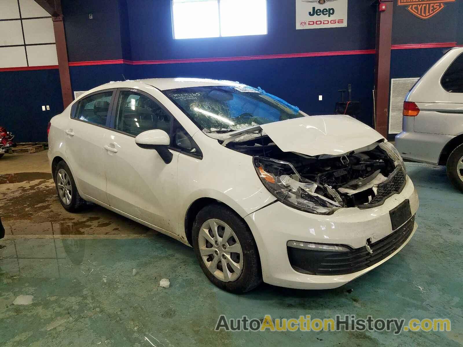 2016 KIA RIO LX LX, KNADM4A37G6688685