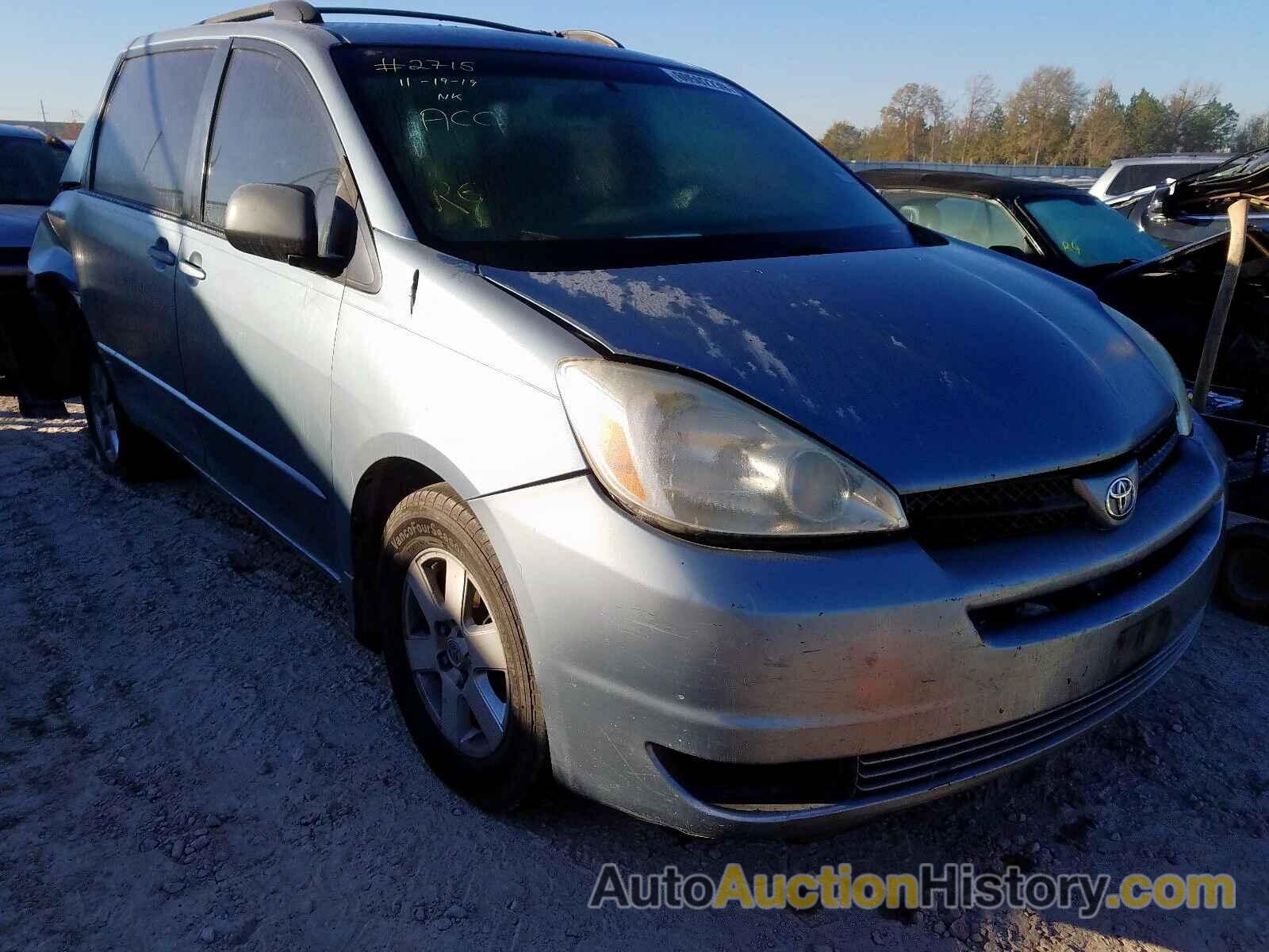 2005 TOYOTA SIENNA CE CE, 5TDZA23C55S336110