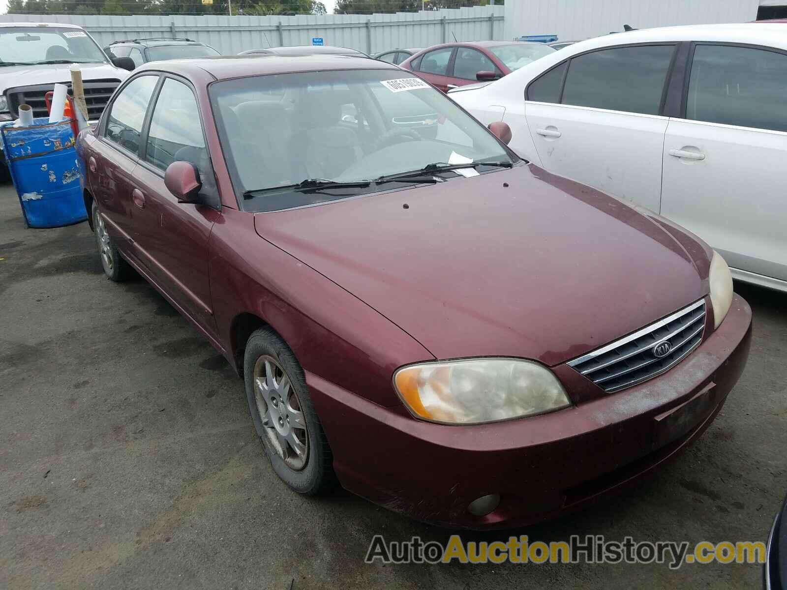 2003 KIA SPECTRA BA BASE, KNAFB121935220449