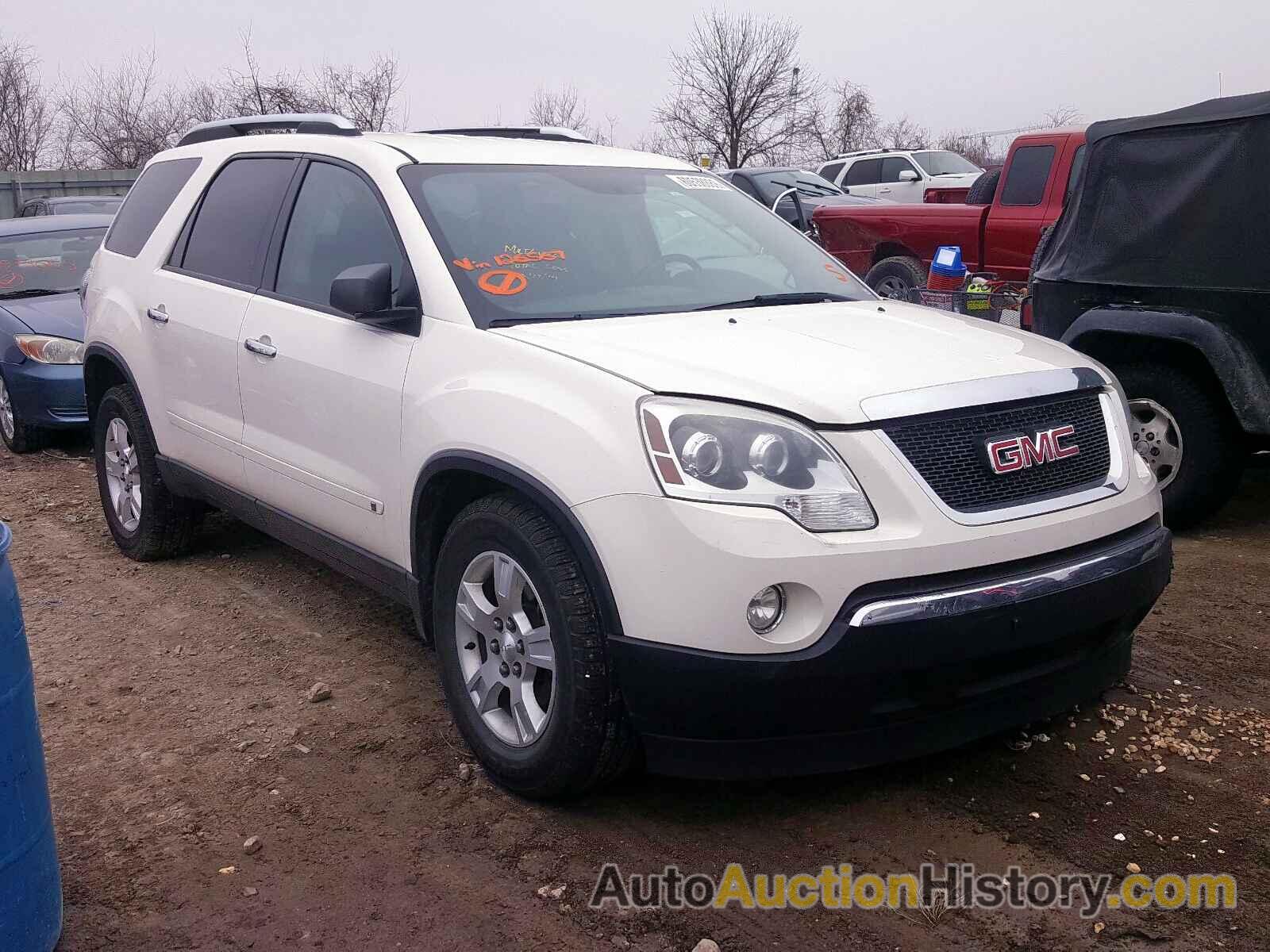 2009 GMC ACADIA SLE SLE, 1GKER13D69J126567