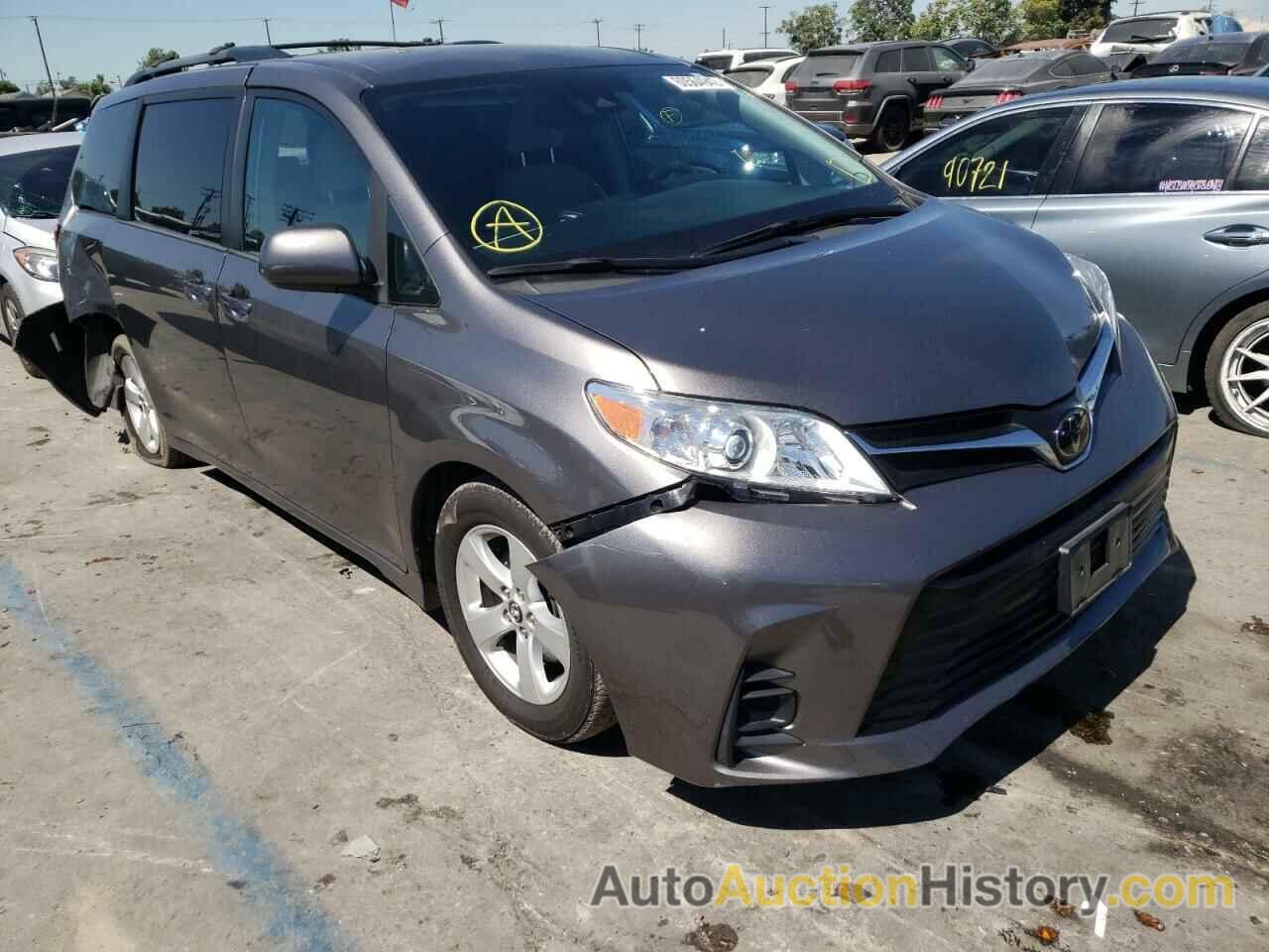 2019 TOYOTA SIENNA LE, 5TDKZ3DC5KS020829