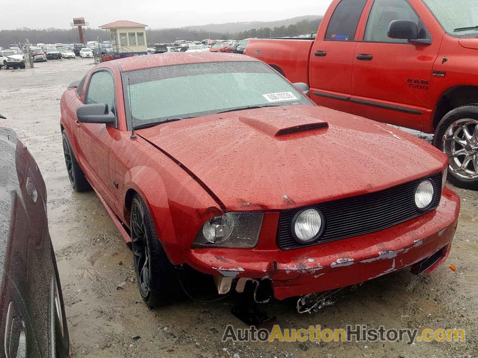2008 FORD MUSTANG GT GT, 1ZVHT82H885105473
