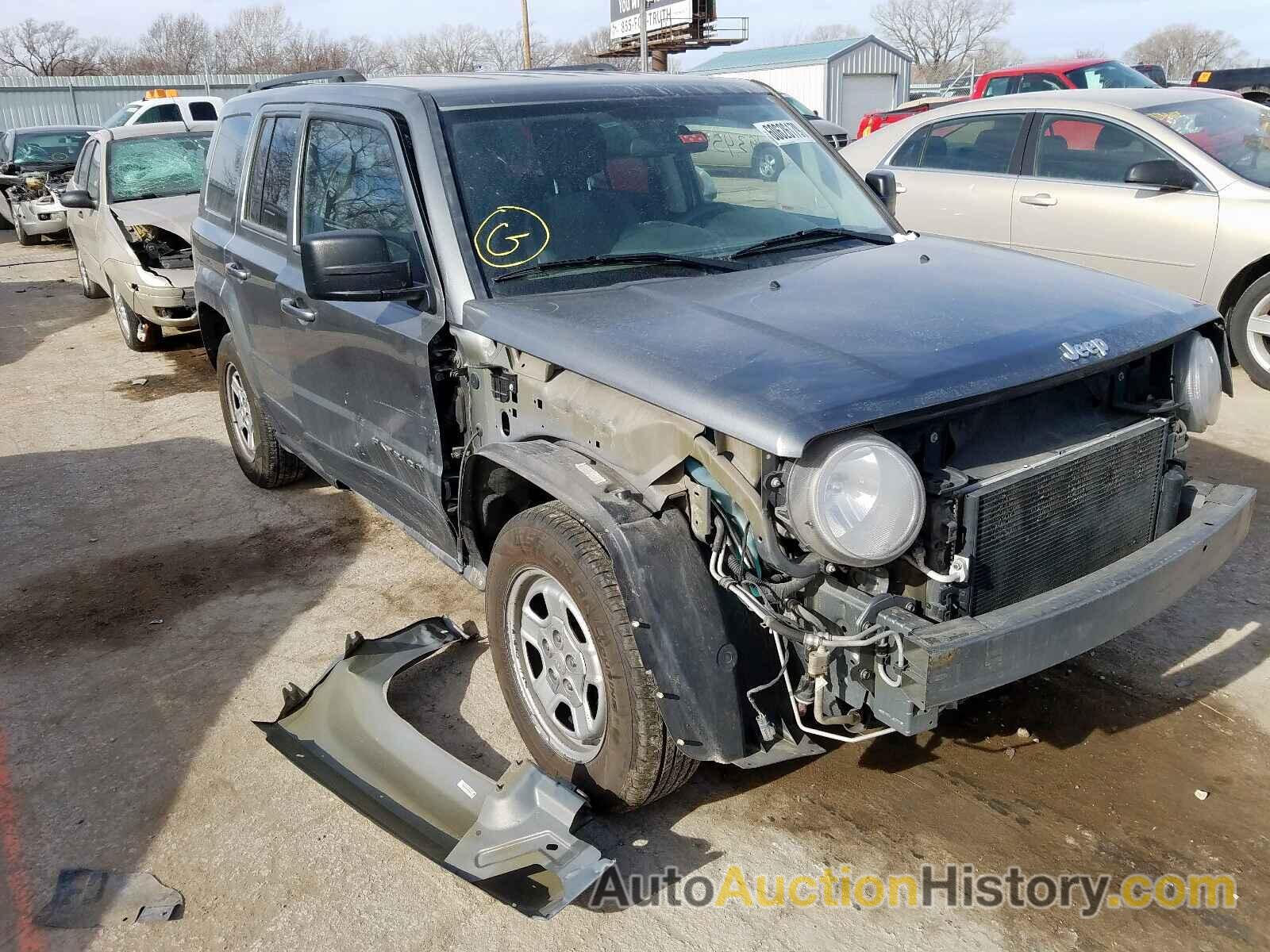 2013 JEEP PATRIOT SP SPORT, 1C4NJPBA8DD272764