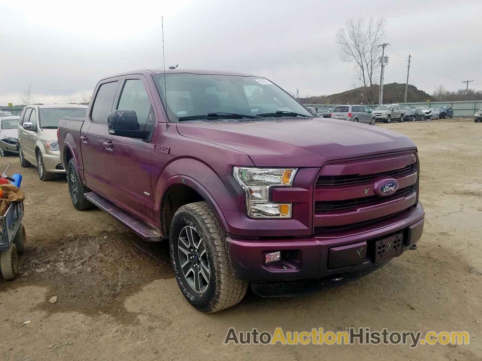 2016 FORD F150 SUPER SUPERCREW, 1FTEW1EP3GKE65564