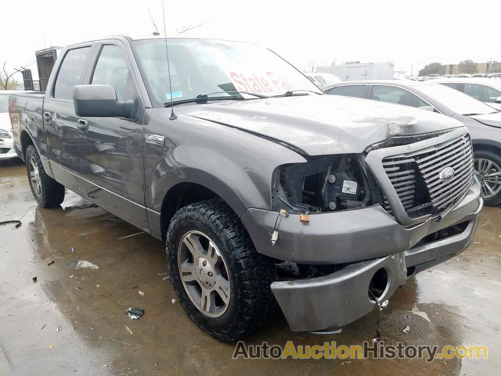 2008 FORD F150 SUPER SUPERCREW, 1FTRW12W18KE17057