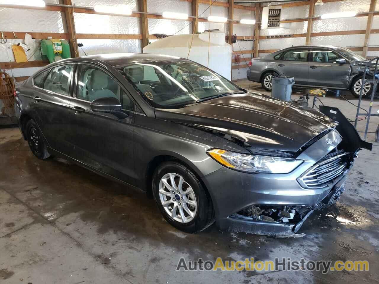 2017 FORD FUSION S, 3FA6P0G72HR185100