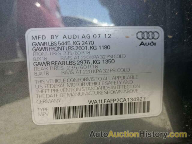 AUDI Q5 PREMIUM PLUS, WA1LFAFP2CA134927