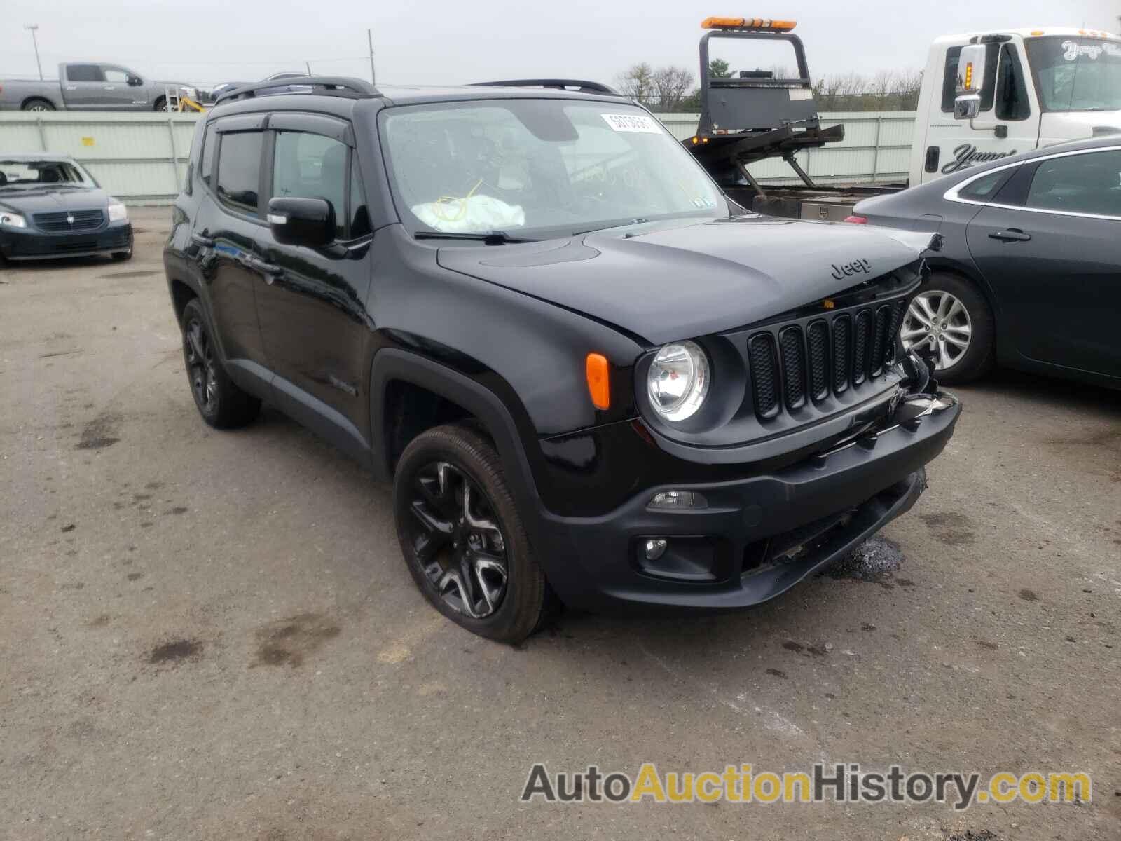 2017 JEEP RENEGADE LATITUDE, ZACCJBBB9HPF06534