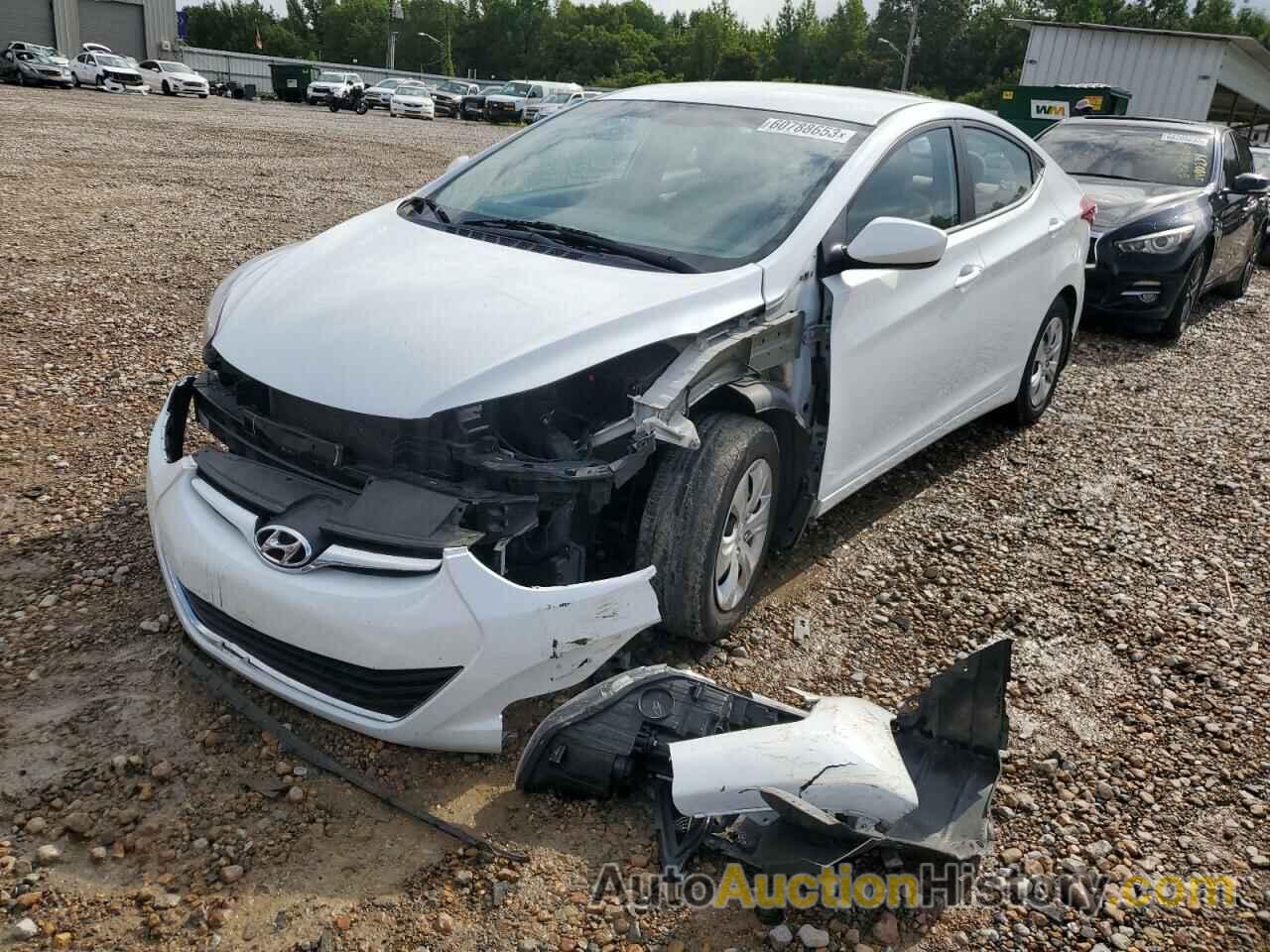 2016 HYUNDAI ELANTRA SE, 5NPDH4AE6GH793863